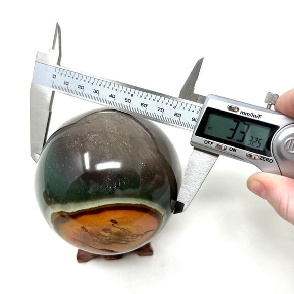 Polychrome Jasper HUGE Sphere Circle Crystal Sphere 2LBS+ - Picture 6 of 6